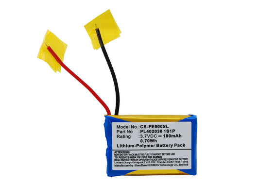 Replacement Battery for Fiio E5 – Amplifier – 190mAh / 3.7V