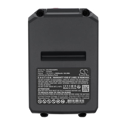 Replacement Battery for FLEX 517674 CS 45 18.0-EC C Compact cordless circular saw – Power Tool – 5000mAh / 18V