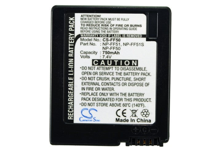 Replacement Battery for Sony DCR-IP220E – Camera – 750mAh / 7.4V - image 5