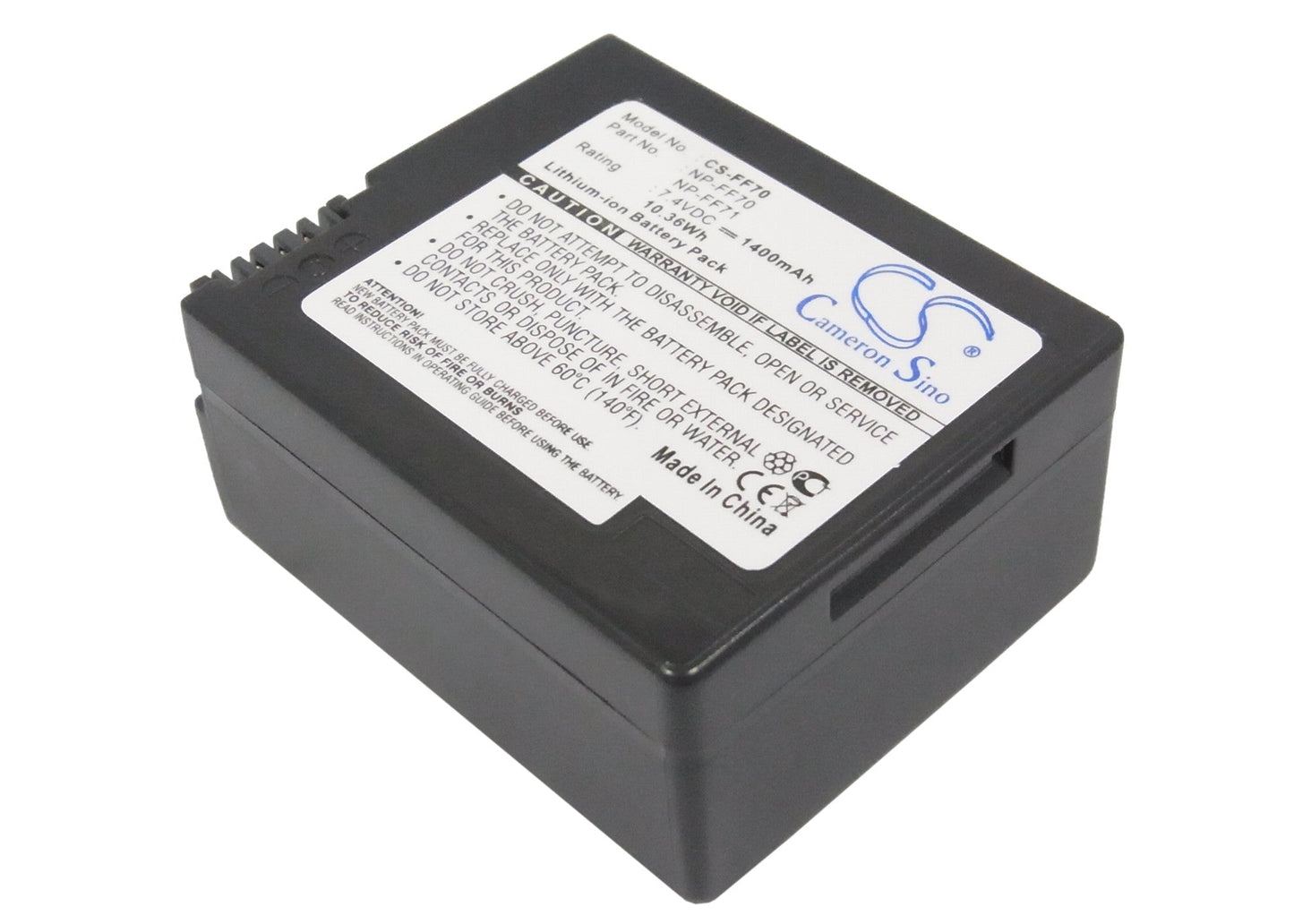 Replacement Battery for Sony  CCD-TRV108 – Camera – 1400mAh / 7.4V
