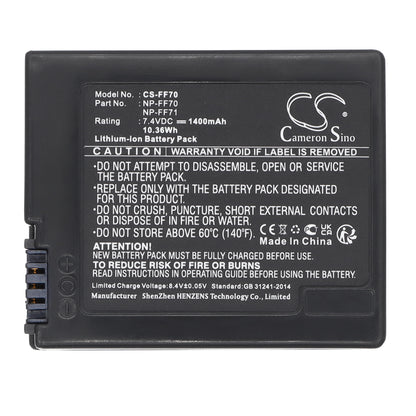 Replacement Battery for Sony DCR-PC9 – Camera – 1400mAh / 7.4V