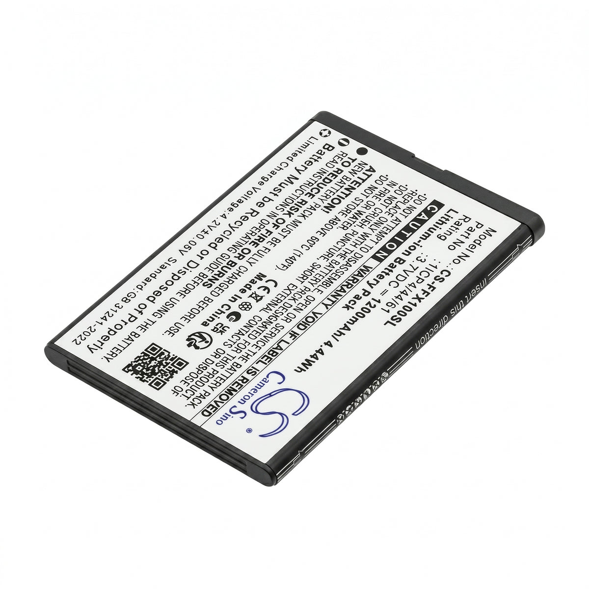 Replacement Battery for FAMOCO FX110 – ID Card Reader – 1200mAh / 3.7V