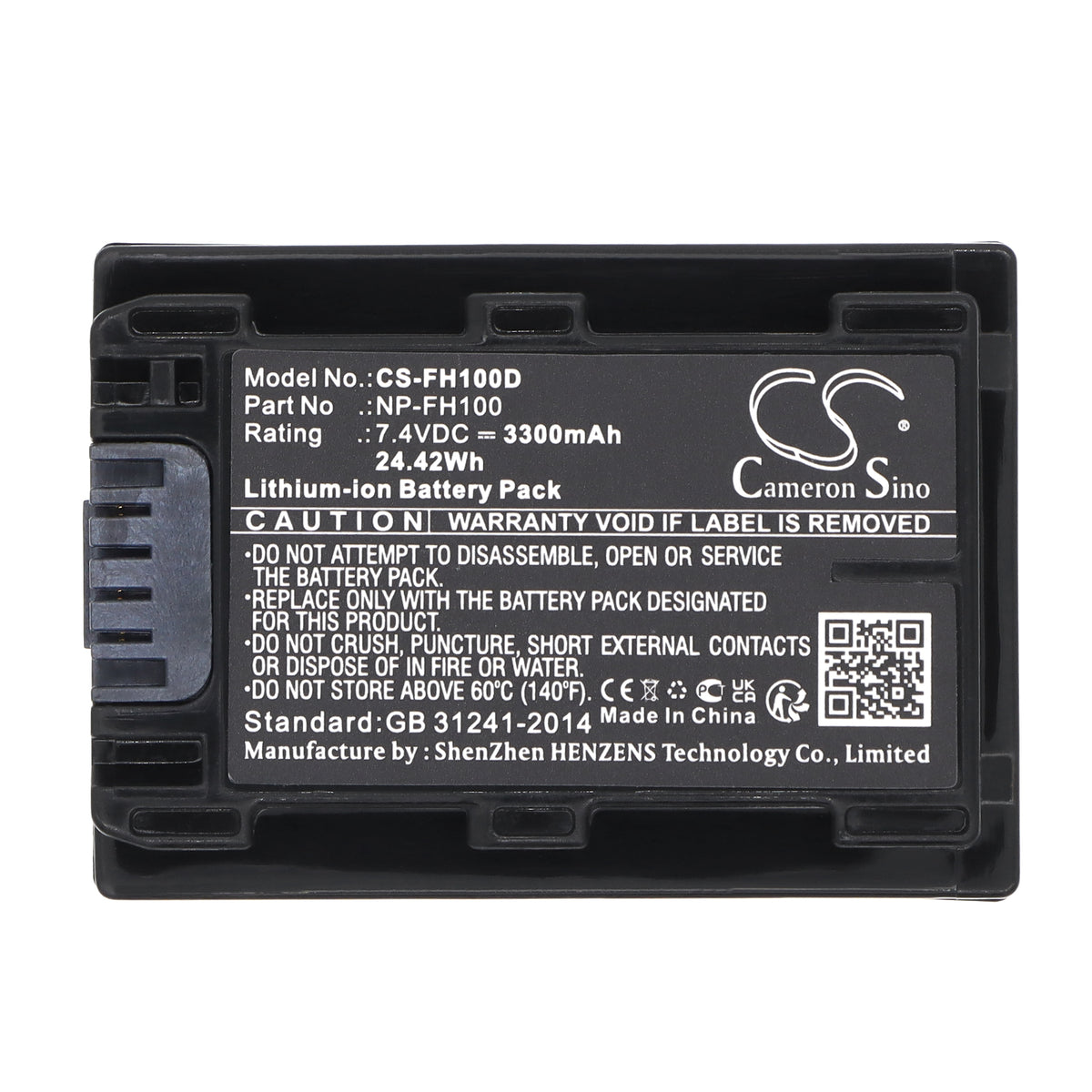 Replacement Battery for Sony DCR-DVD908E – Camera – 3300mAh / 7.4V