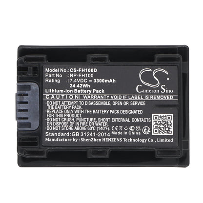 Replacement Battery for Sony DCR-DVD908E – Camera – 3300mAh / 7.4V