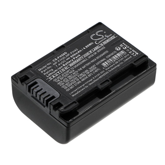 Replacement Battery for Sony DCR-DVD908E – Camera – 650mAh / 7.4V