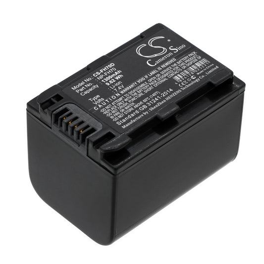 Replacement Battery for Sony DCR-DVD908E – Camera – 1300mAh / 7.4V