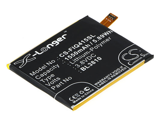 Replacement Battery for Fly IQ4415 Quad – Mobile, SmartPhone – 1550mAh / 3.8V