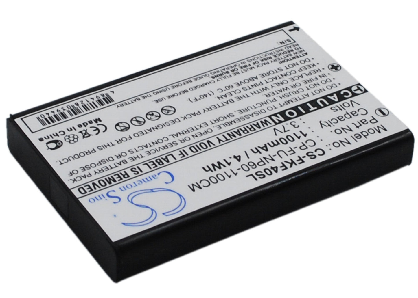 Replacement Battery for Falk  CROSS – GPS, Navigator – 1100mAh/4.07Wh / 3.7V
