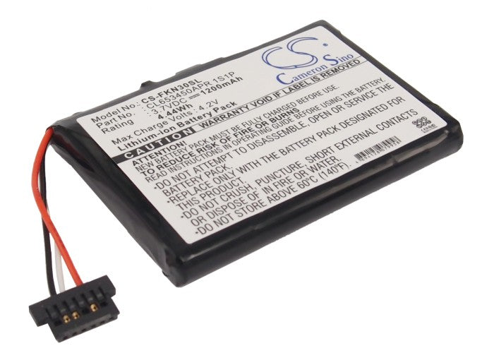 Replacement Battery for FALK  E30 – GPS, Navigator – 1200mAh / 4.44Wh / 3.7V