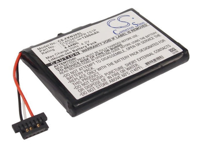 Replacement Battery for FALK  E30 – GPS, Navigator – 1200mAh / 4.44Wh / 3.7V