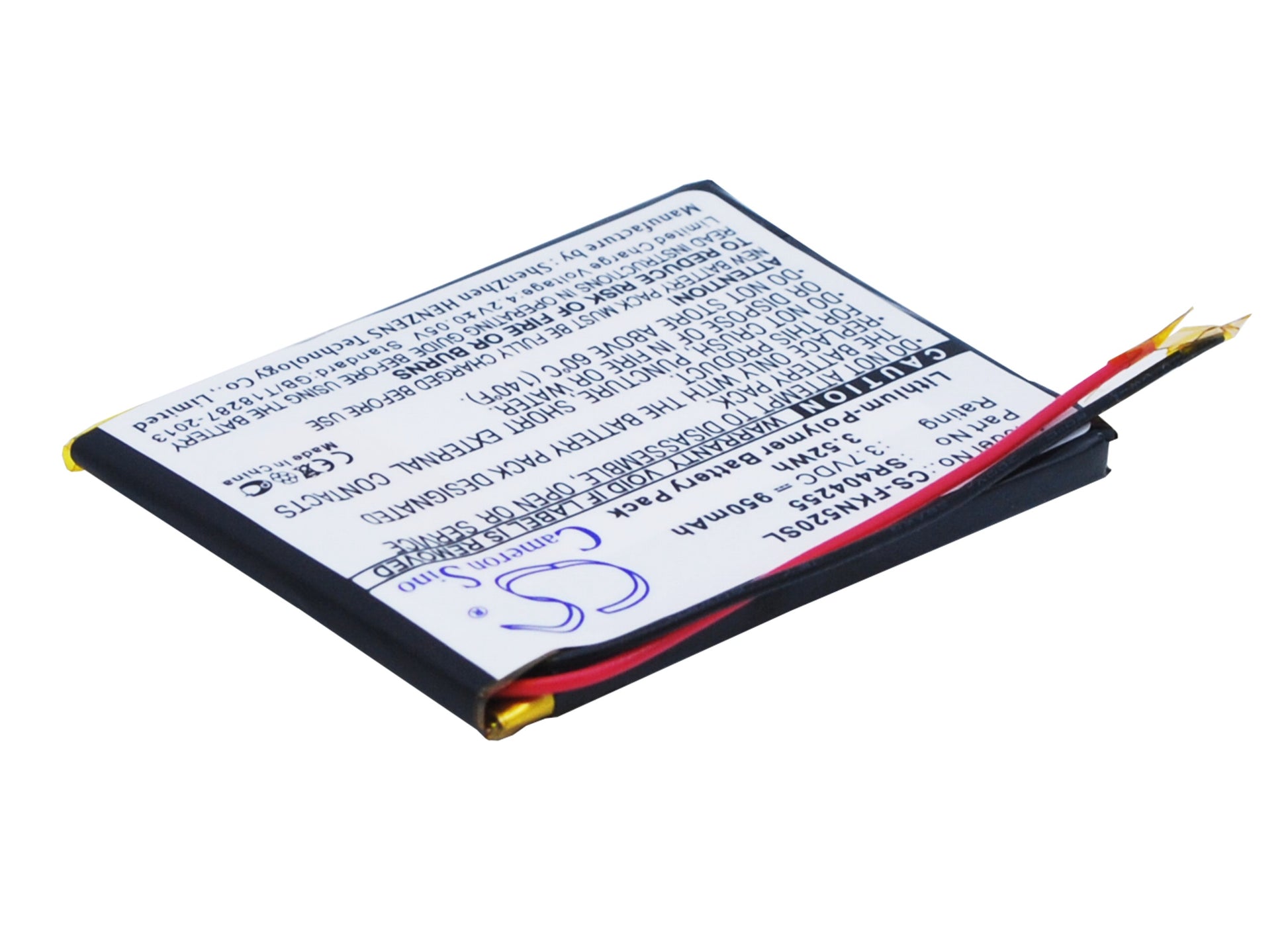 Replacement Battery for Falk Neo 520 – GPS, Navigator – 950mAh / 3.7V - image 2