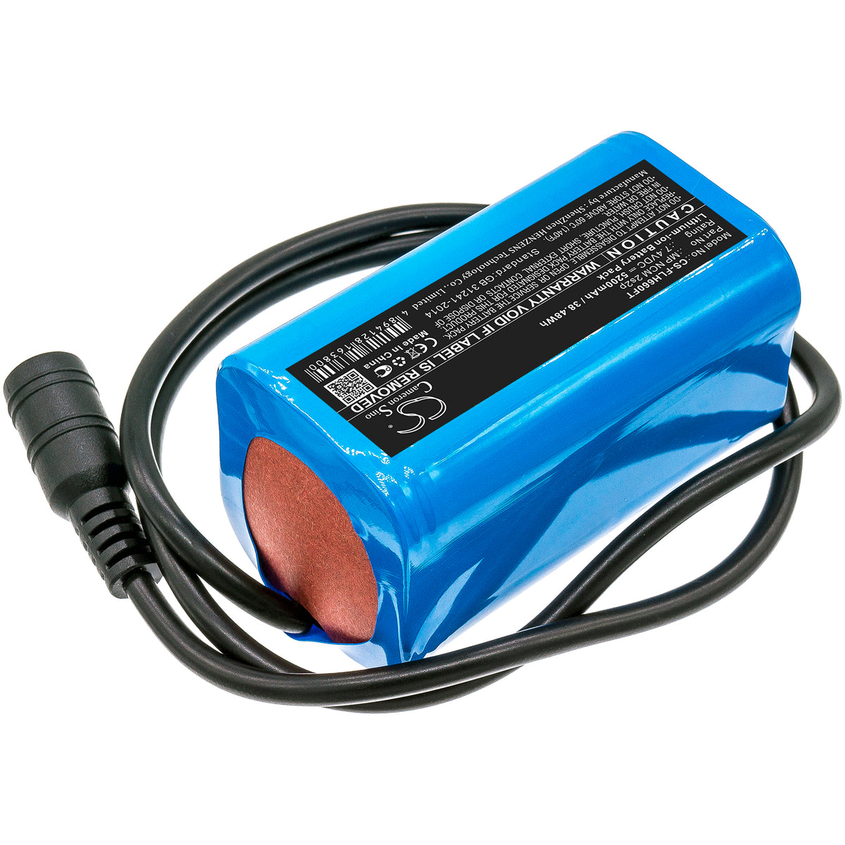 Replacement Battery for Square LED light – Flashlight – 5200mAh / 7.4V