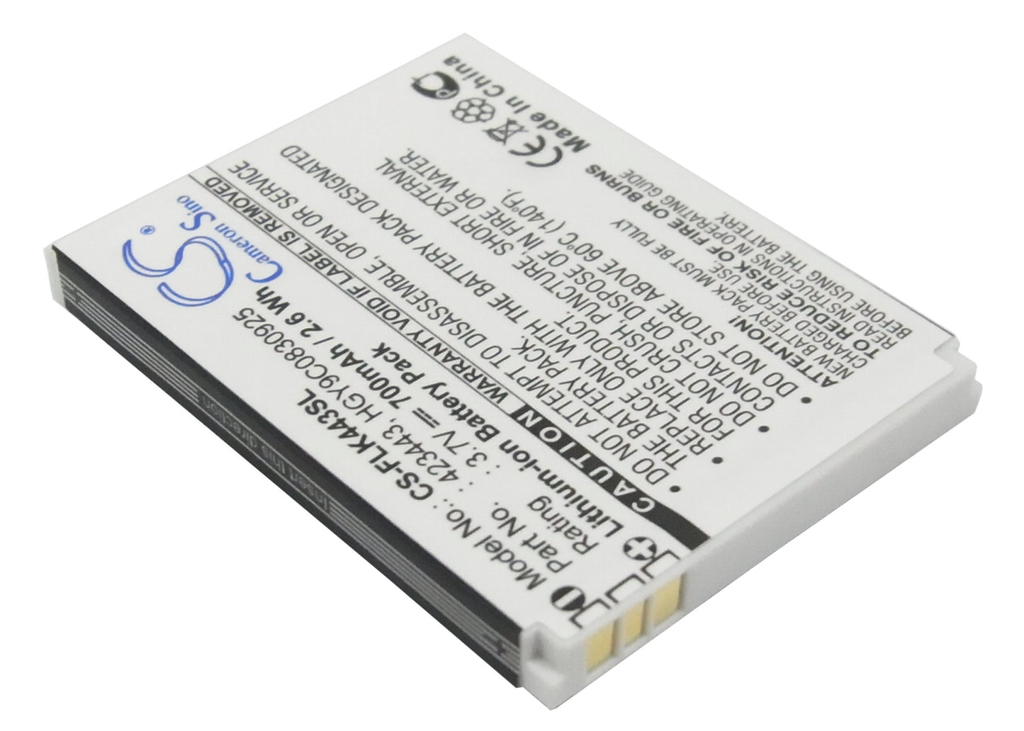 Replacement Battery for FOXLINK 423443 – Wireless Headset – 700mAh / 3.7V - image 2