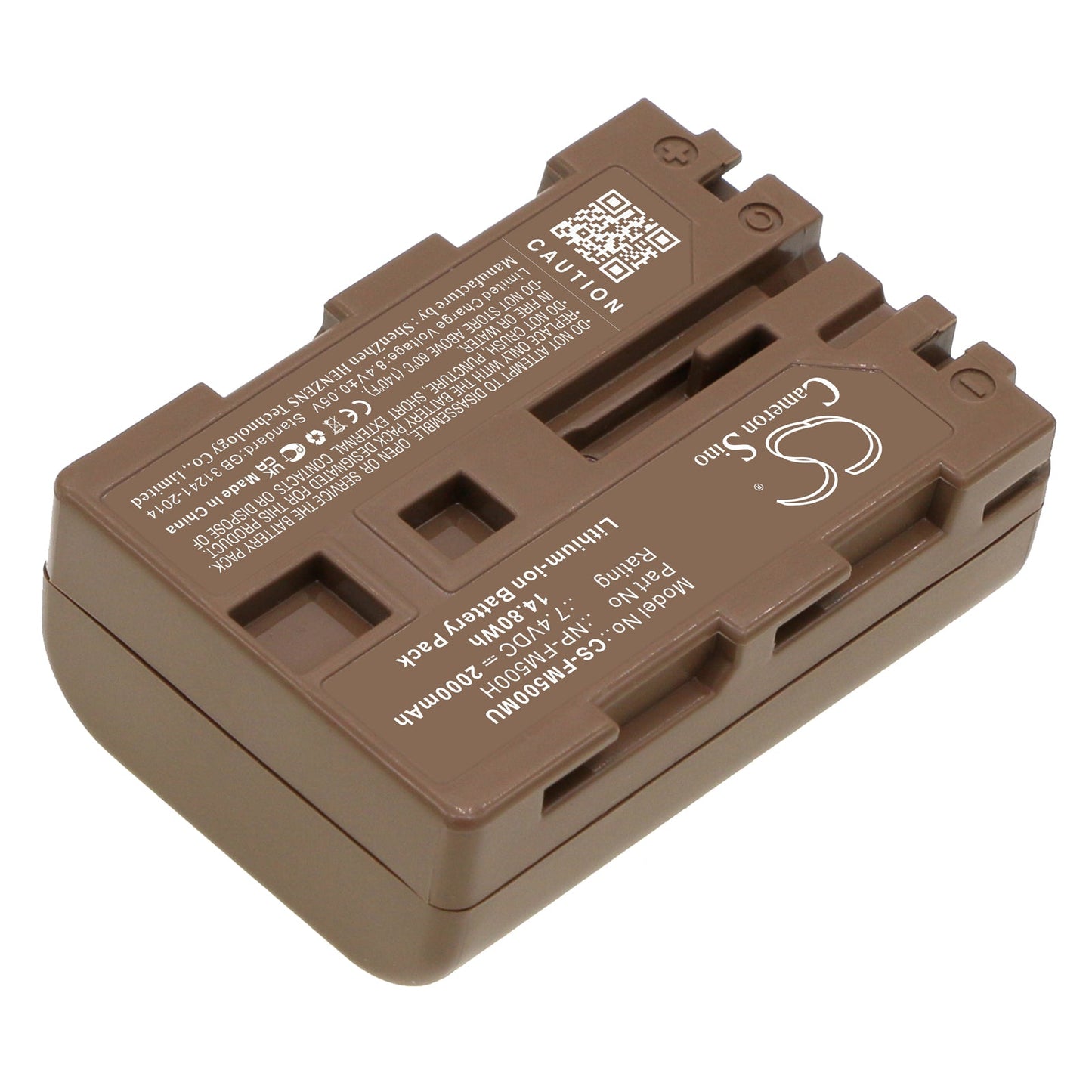 Replacement Battery for Sony  alpha DSLR-A100 – Camera – 2000mAh / 14.80Wh / 7.4V