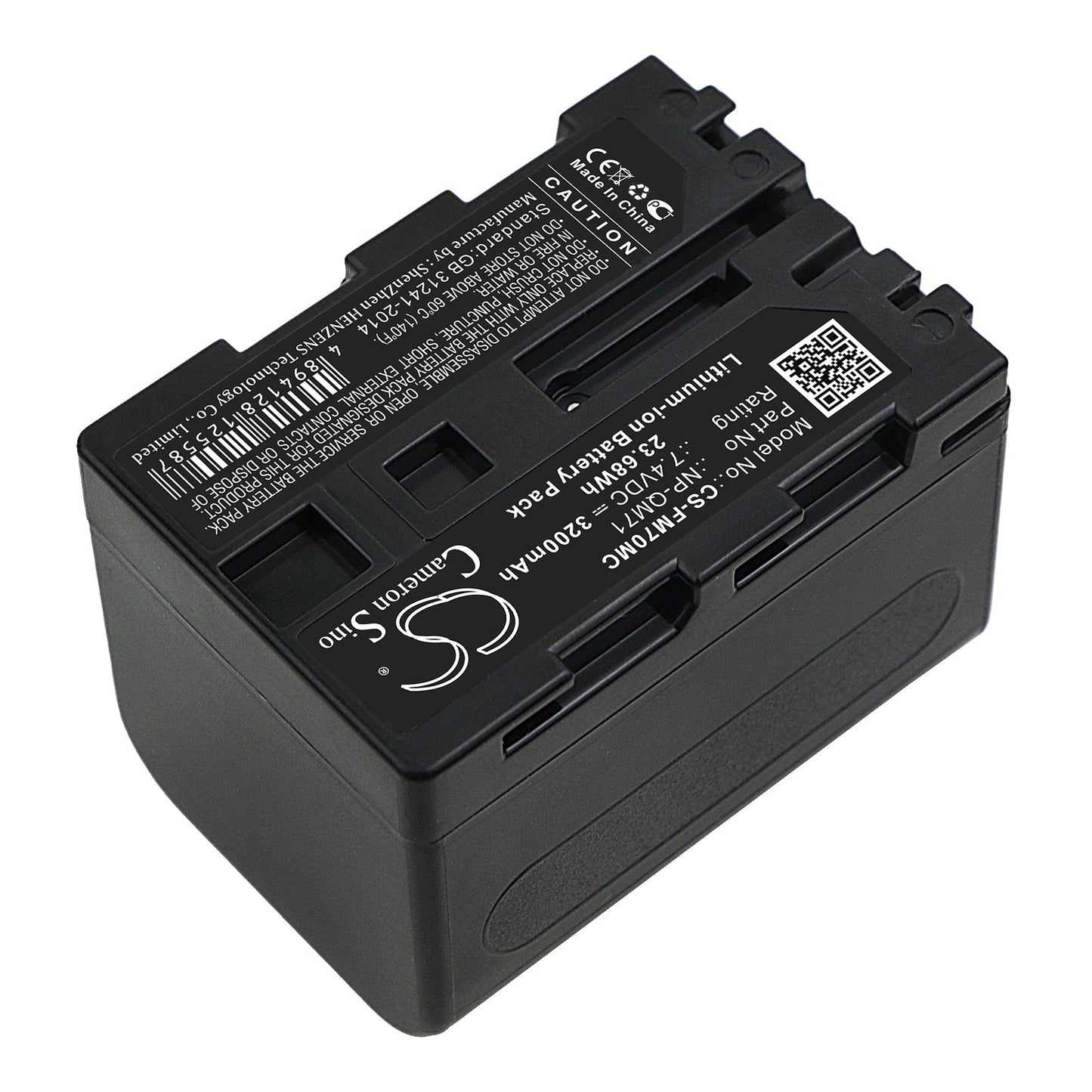 Replacement Battery for Sony  CCD-TRV108 – Camera – 3200mAh / 23.68Wh / 7.4V