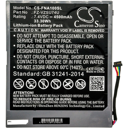 Replacement Battery for Panasonic Toughpad FZ-A1 – Tablet – 4500mAh / 7.4V - image 3