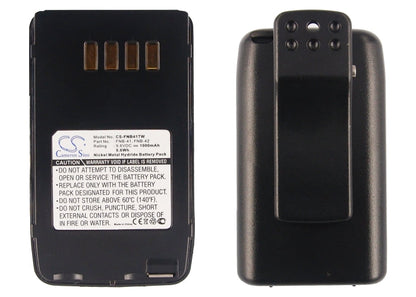 Replacement Battery for Vertex  FT-10 – Two-Way Radio – 1000mAH / 9.60Wh / 9.6V