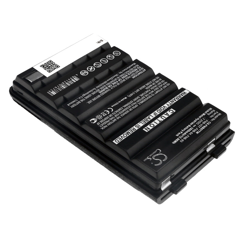 Replacement Battery for YAESU  FT-250E – Two-Way Radio – 1800mAh / 12.96Wh / 7.2V