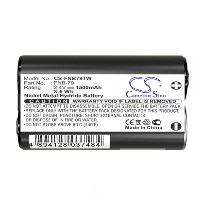 Replacement Battery for Yaesu VR-120 – Two-Way Radio – 1500mAh / 2.4V
