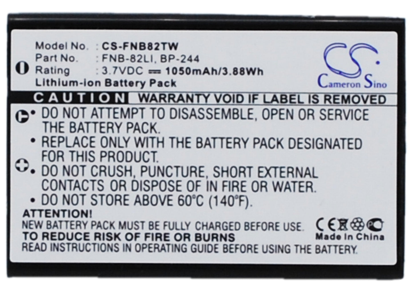 Replacement Battery for Verizon  UV-X4 – Two-Way Radio – 1050mAh / 3.89Wh / 3.7V