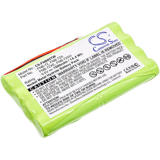 Replacement Battery for Yaesu | Vertex Standard FT-817 – Two-Way Radio – 1500mAh / 9.6V