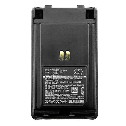Replacement Battery for YAESU  VX350 – Two-Way Radio – 2600mAh / 19.24Wh / 7.4V