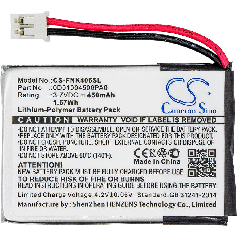 Replacement Battery for Franklin EST-4016 – Dictionary – 450mAh / 3.7V - image 3