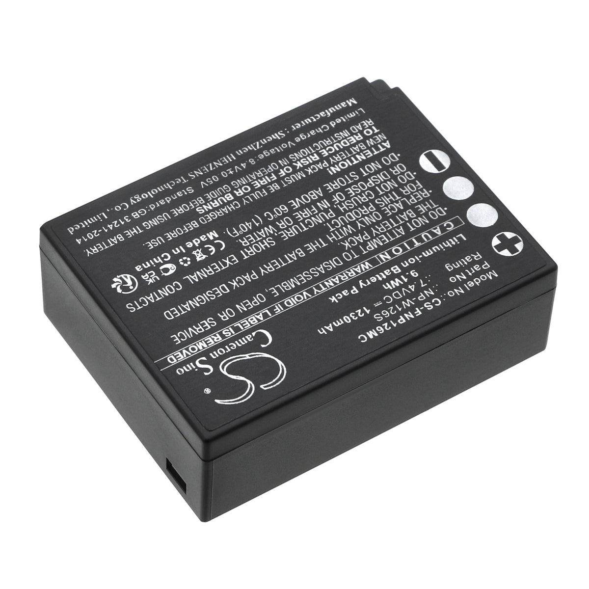 Replacement Battery for Fujifilm FinePix HS30EXR – Camera – 1230mAh / 7.4V