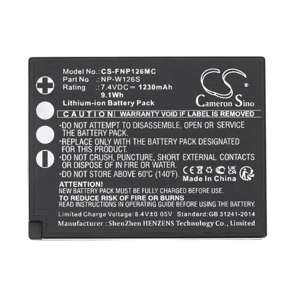Replacement Battery for Fujifilm FinePix HS30EXR – Camera – 1230mAh / 7.4V