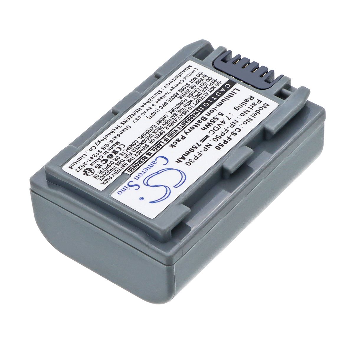 Replacement Battery for Sony DCR-SR40 – Camera – 750mAh / 7.4V