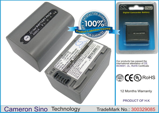 Replacement Battery for Sony DCR-HC41 – Camera – 1300mAh / 7.4V - image 1