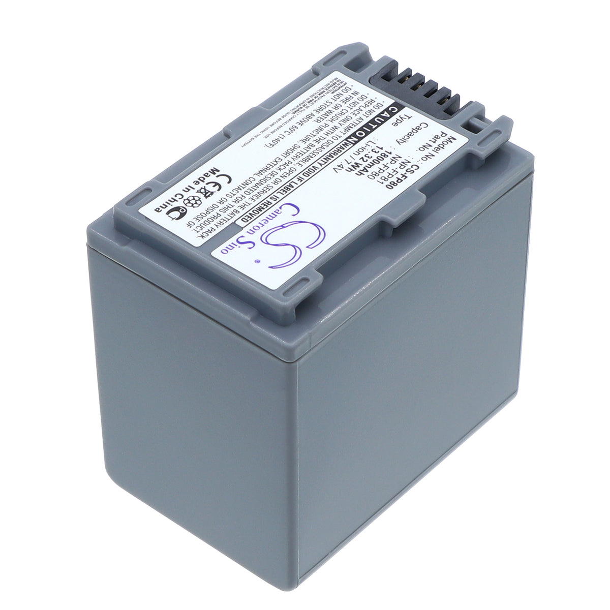 Replacement Battery for Sony DCR-DVD92 – Camera – 1800mAh / 7.4V