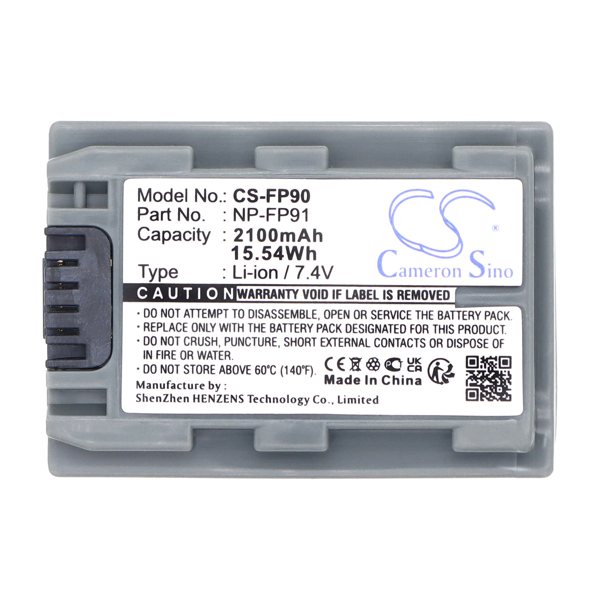 Replacement Battery for Sony DCR-HC28E – Camera – 2100mAh / 7.4V