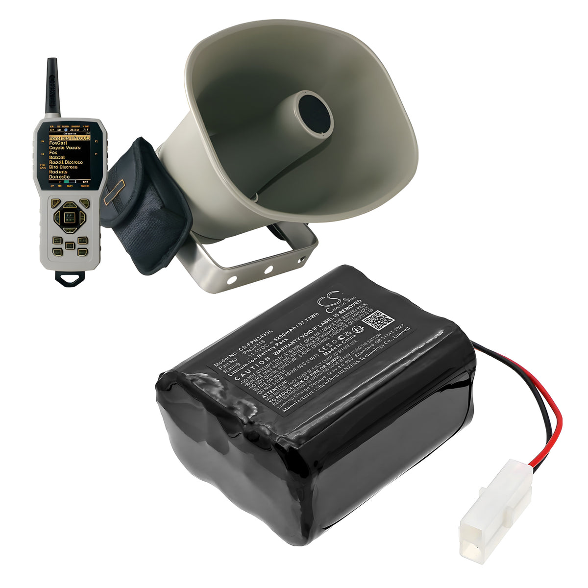 Replacement Battery for Foxpro banshee – Sports & Outdoors – 5200mAh / 11.1V