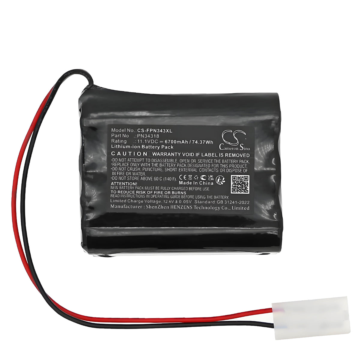 Replacement Battery for Foxpro banshee – Sports & Outdoors – 6700mAh / 11.1V