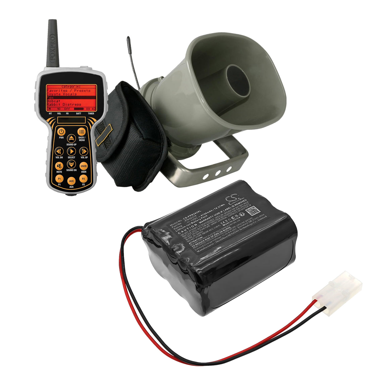 Replacement Battery for Foxpro banshee – Sports & Outdoors – 6700mAh / 11.1V