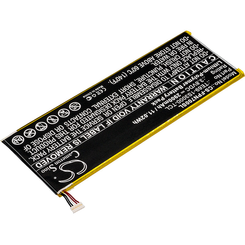 Replacement Battery for FisherPrice Nabi 7 – Tablet – 2900mAh / 3.8V - image 2