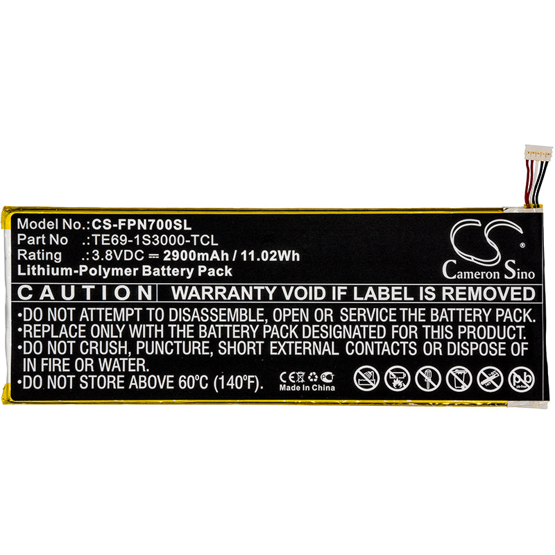 Replacement Battery for FisherPrice Nabi 7 – Tablet – 2900mAh / 3.8V - image 3