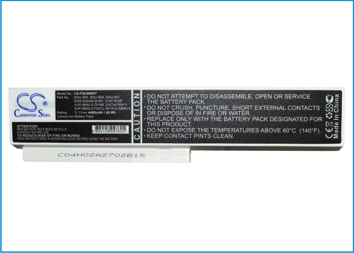Replacement Battery for Philips  Freevents 15NB8611 – Notebook, Laptop – 4400mAh/48.84Wh / 11.1V