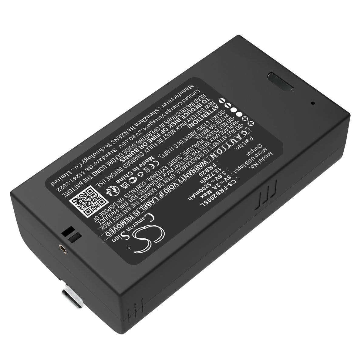 Replacement Battery for Imou Cell 2 Camera – Home Security Camera – 5200mAh / 3.6V