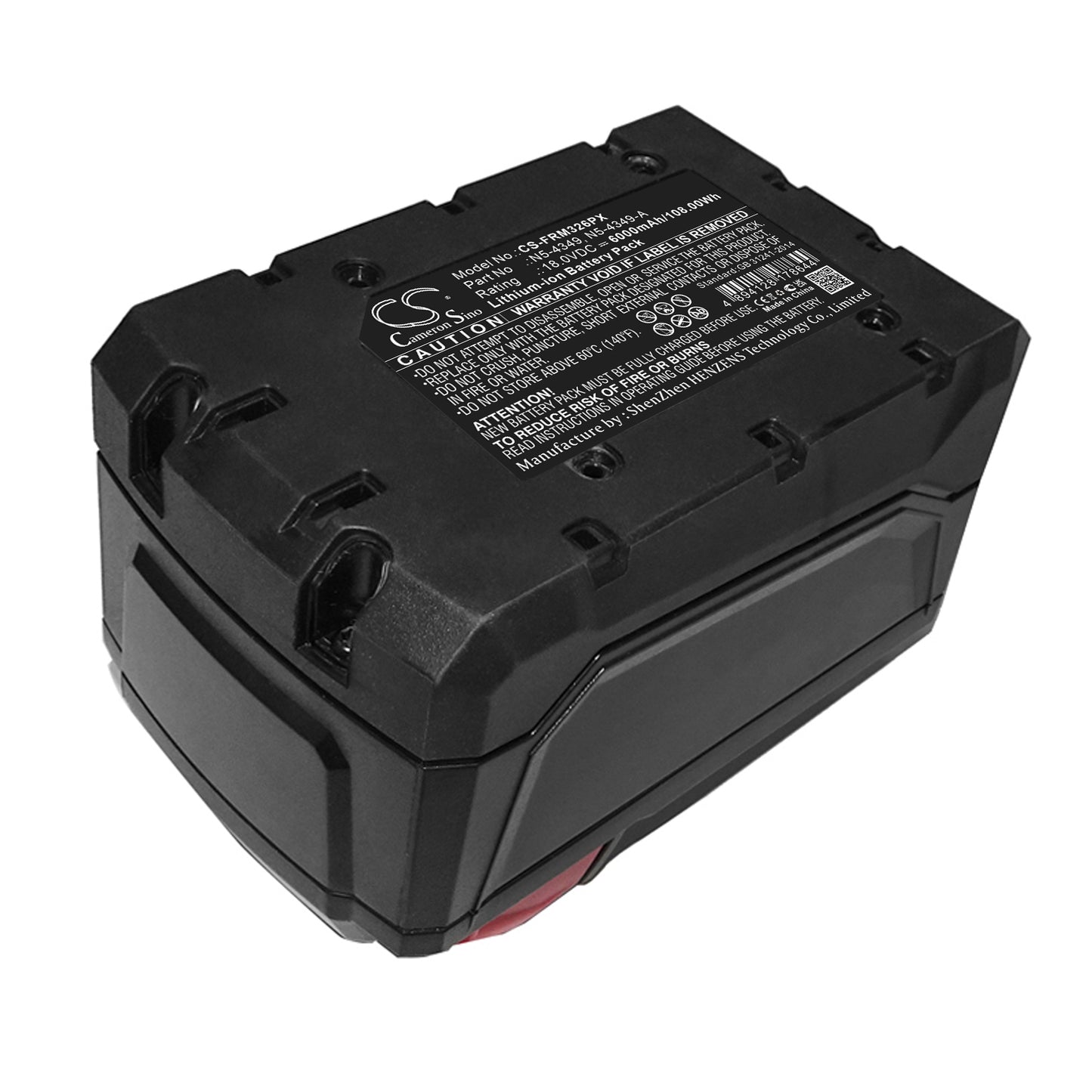 Replacement Battery for Fromm P326 – Strapping Tools – 6000mAh / 18V - image 3