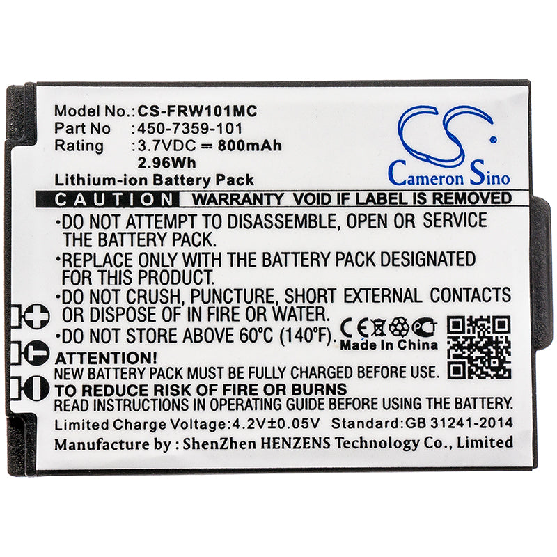 Replacement Battery for FrontRow FR Wearable Lifestyle – Speaker – 800mAh / 3.7V - image 3