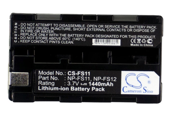 Replacement Battery for Sony  CCD-CR1 – Camera – 1440mAh / 5.33Wh / 3.7V