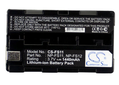 Replacement Battery for Sony  CCD-CR1 – Camera – 1440mAh / 5.33Wh / 3.7V