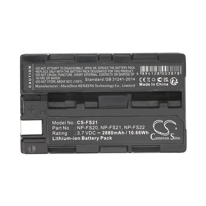 Replacement Battery for Sony DCR-PC5E – Camera – 2880mAh / 3.7V
