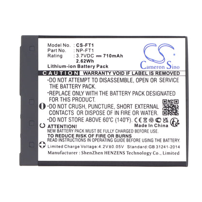 Replacement Battery for Sony Cyber-shot DSC-T3 – Camera – 710mAh / 3.7V