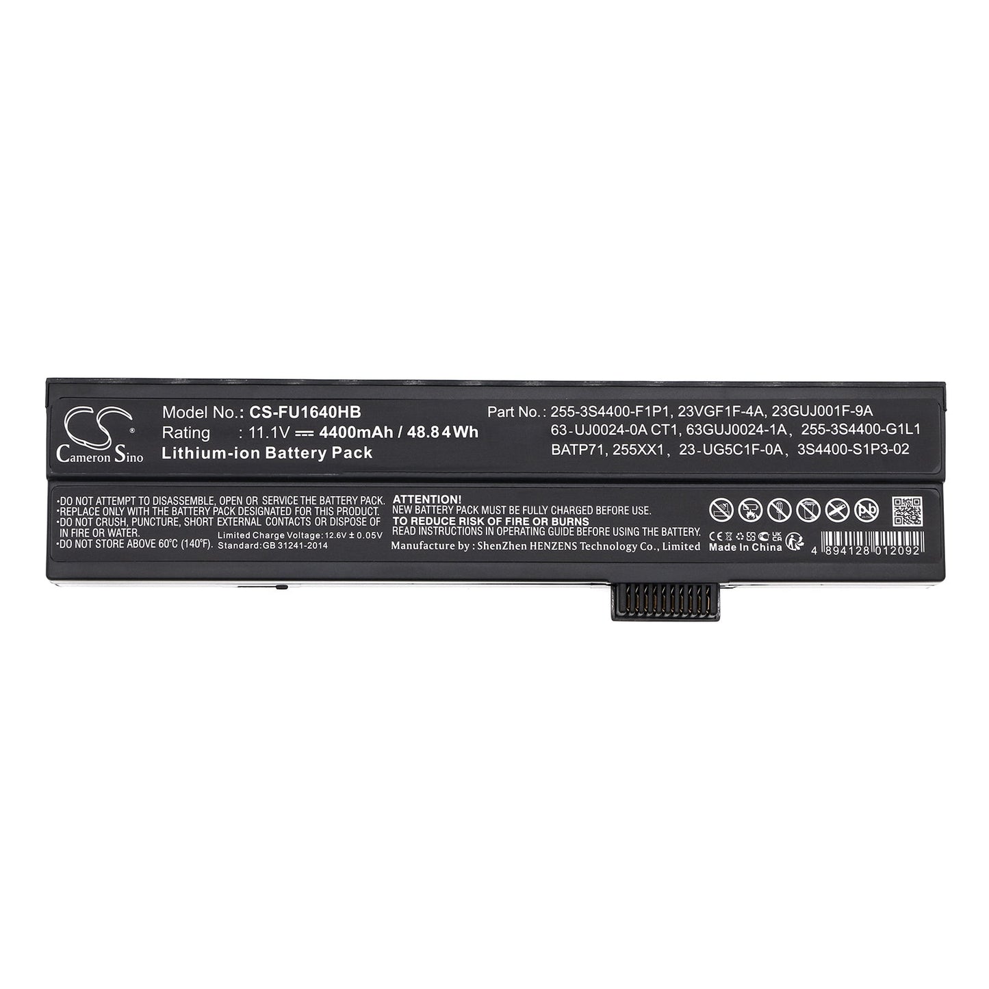 Replacement Battery for MAXDATA  Eco 4000 – Notebook, Laptop – 4400mAh / 11.1V