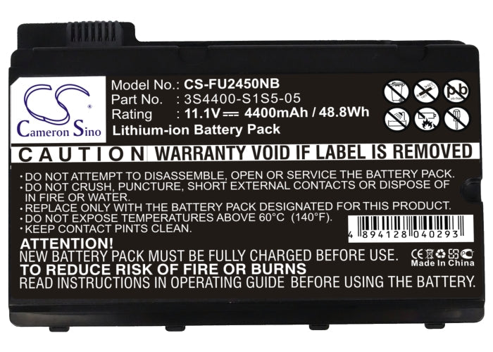 Replacement Battery for Uniwill  P55IM – Notebook, Laptop – 4400mAh / 48.84Wh / 11.1V