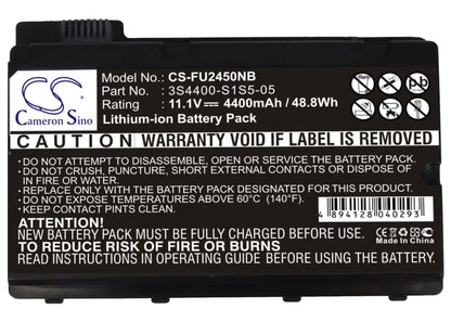 Replacement Battery for Fujitsu  Amilo C7000 – Notebook, Laptop – 4400mAh / 48.84Wh / 11.1V