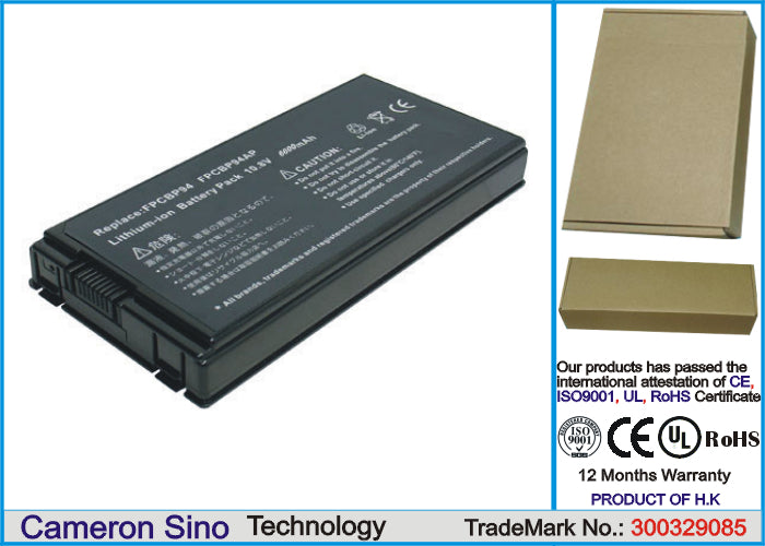 Replacement Battery for Fujitsu LifeBook N3500 – Notebook, Laptop – 4400mAh / 10.8V - image 1